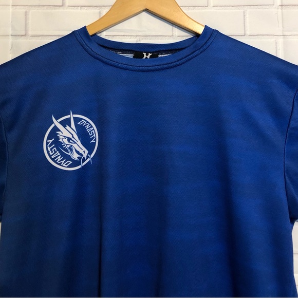 HK Army Dynasty Men's Black Blue Acid Dryfit Paintball Jersey M Made in USA - Picture 3 of 13